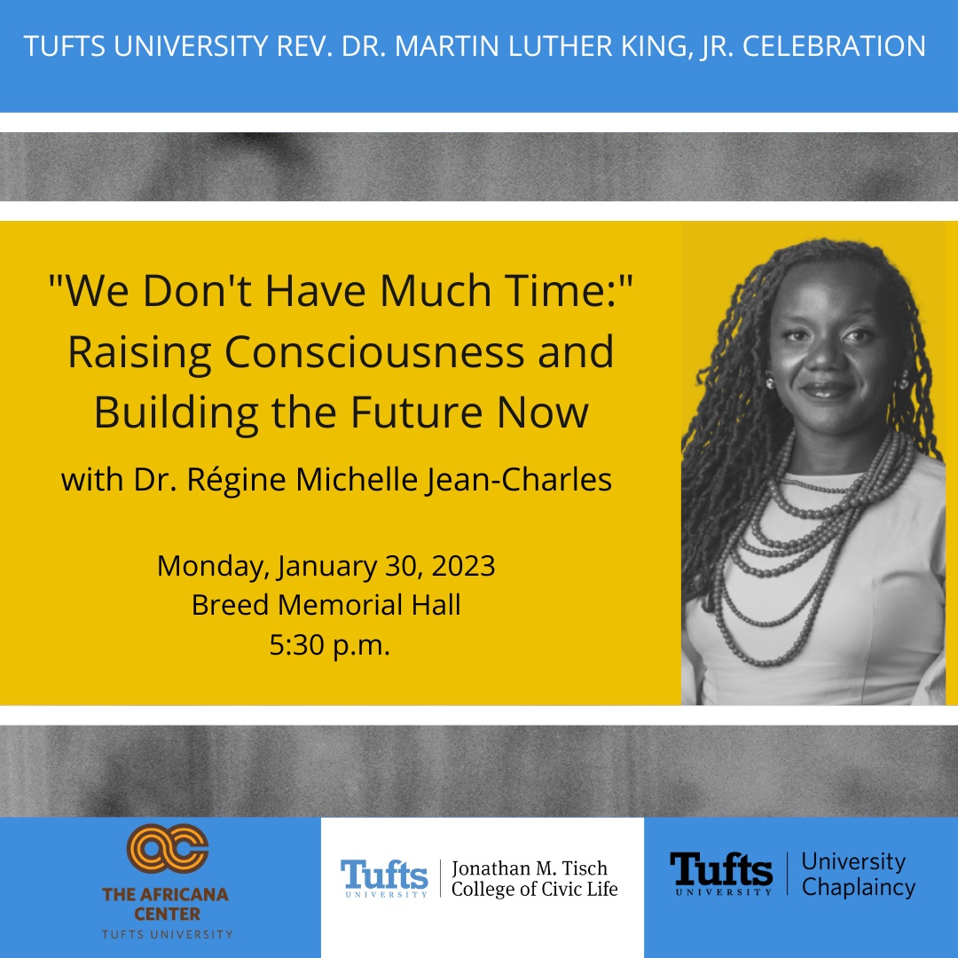 "We Don't Have Much Time: Raising Consciousness and Building the Future Now" The 2023 Rev. Dr. Martin Luther King, Jr. Annual Celebration